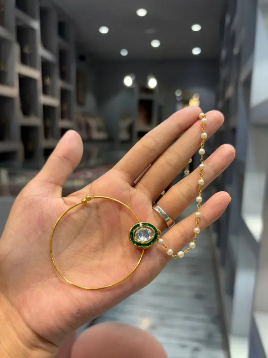 Polki Nose ring