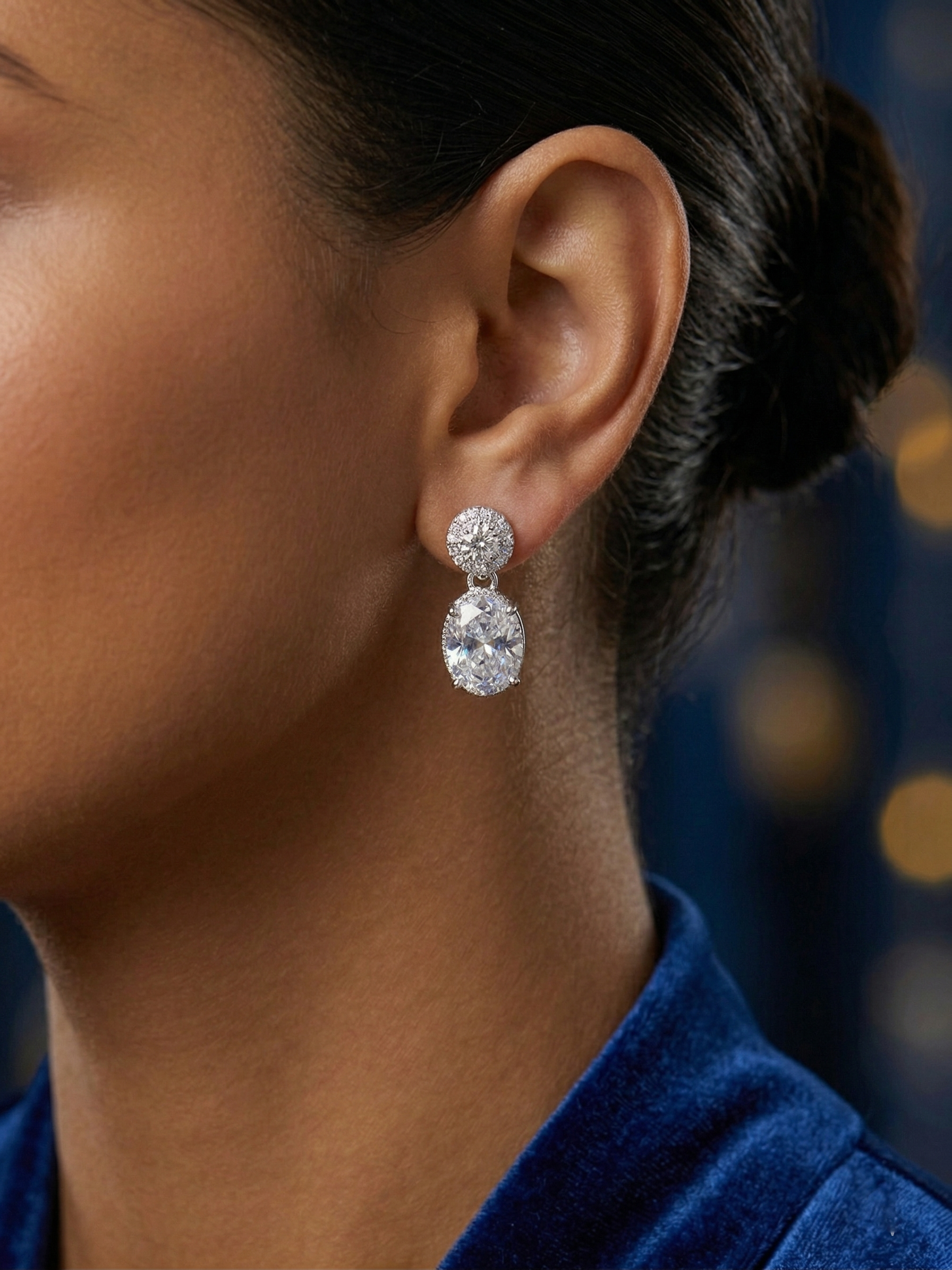 Durable Silver Plated Necklace Set for Women with High-Shine Finish.